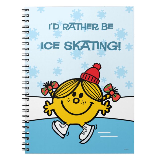 Little Miss Sunshine Ice Skating Notebook (Front)