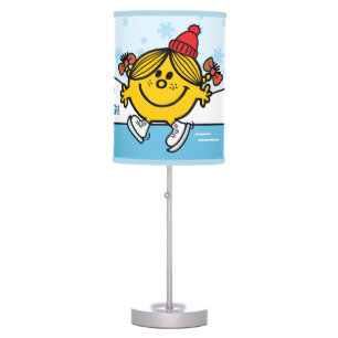 Little Miss Sunshine Ice Skating Table Lamp