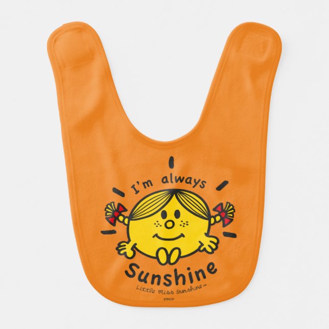 Little Miss Sunshine | I'm Always Sunshine Bib (Front)