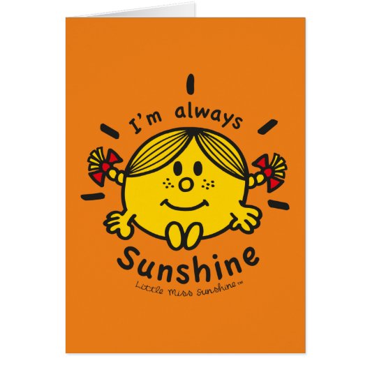 Little Miss Sunshine | I'm Always Sunshine Cards (Front)