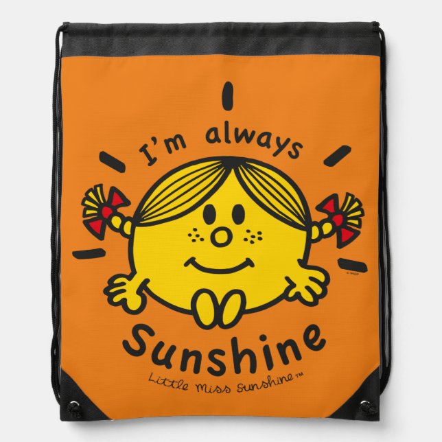 Little Miss Sunshine | I'm Always Sunshine Drawstring Bag (Front)