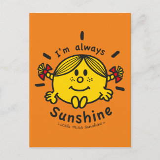 Little Miss Sunshine | I'm Always Sunshine Postcard