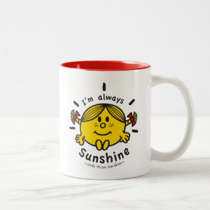 Little Miss Sunshine I'm Always Sunshine Two-Tone Coffee Mug