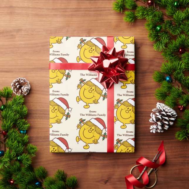 Little Miss Sunshine Making Spirits Bright Wrapping Paper (Holiday Gift)