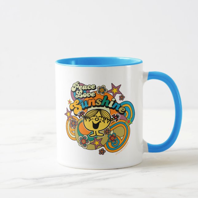 Little Miss Sunshine Peace Love Sunshine  Mug (Right)