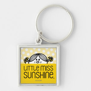 Little Miss Sunshine Peeking Keychain