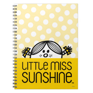 Little Miss Sunshine Peeking Notebook