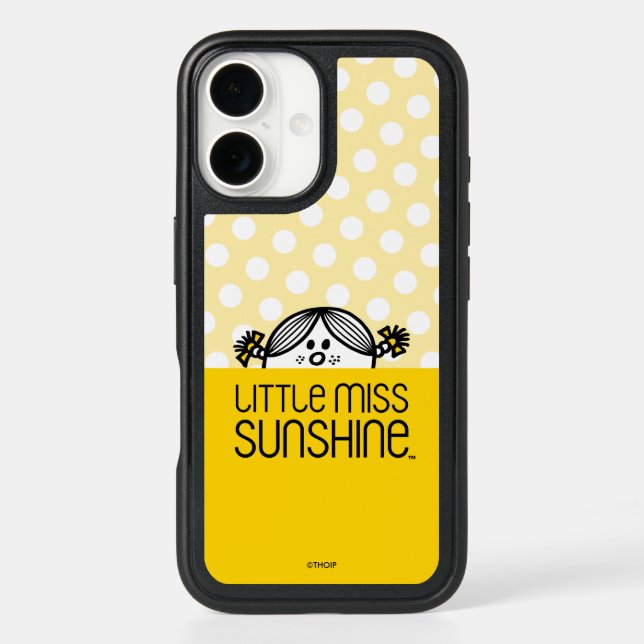 Little Miss Sunshine Peeking Otterbox iPhone Case (Back)