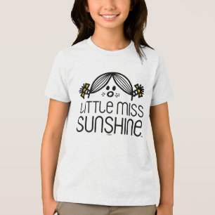 Little Miss Sunshine Peeking Tri-Blend Shirt