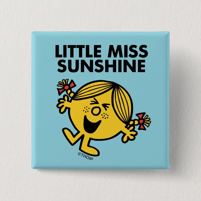Little Miss Sunshine Pinback Button (Front)