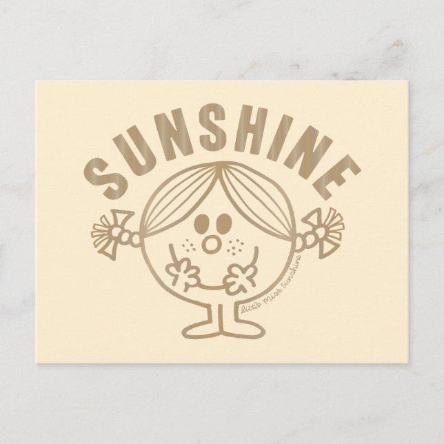 Little Miss Sunshine Postcard (Front)