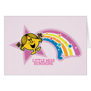 Little Miss Sunshine Rainbows and Stars Cards