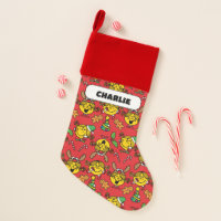 Little Miss Sunshine Red Christmas Pattern