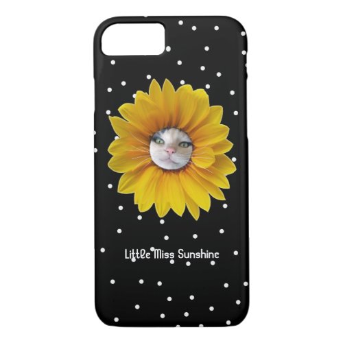 Little Miss Sunshine Smiling Cat iPhone 87 Case