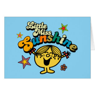 Little Miss Sunshine Stars & Flowers Cards