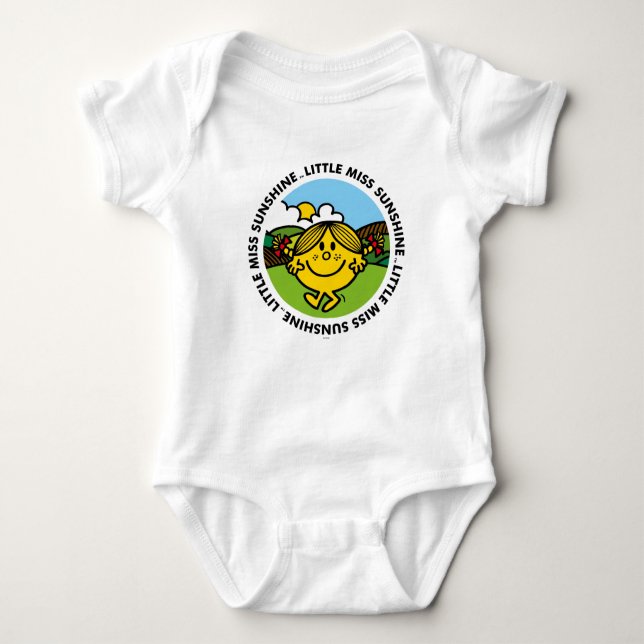 Little Miss Sunshine | Sunshine Circle Baby Bodysuit (Front)