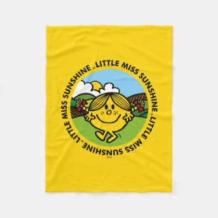 Little Miss Sunshine Sunshine Circle Fleece Blanket
