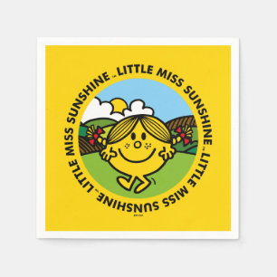 Little Miss Sunshine   Sunshine Circle Napkins