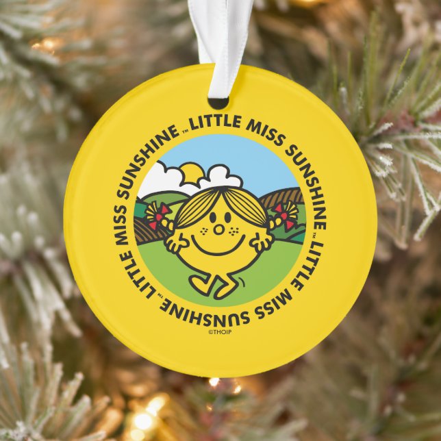 Little Miss Sunshine | Sunshine Circle Ornament (Tree)