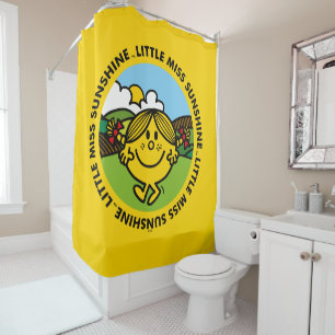 Little Miss Sunshine Sunshine Circle Shower Curtain