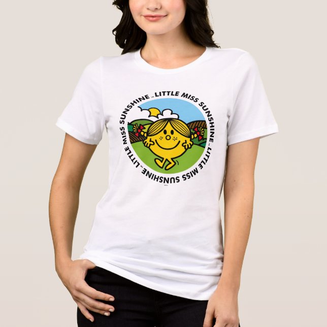 Little Miss Sunshine | Sunshine Circle Tri-Blend Shirt (Front)