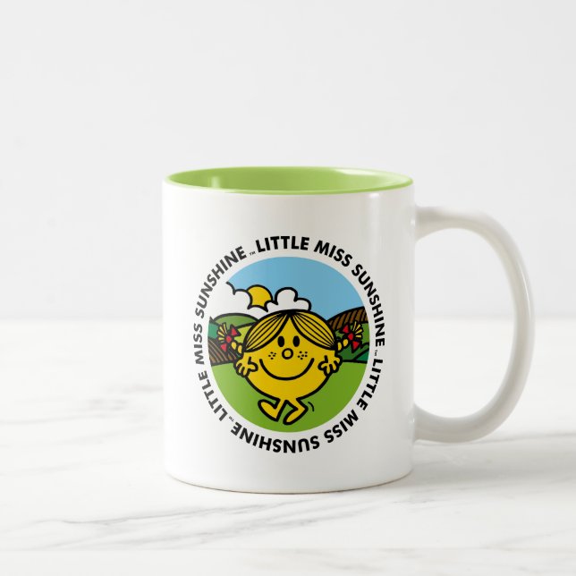 Little Miss Sunshine | Sunshine Circle Two-Tone Coffee Mug (Right)