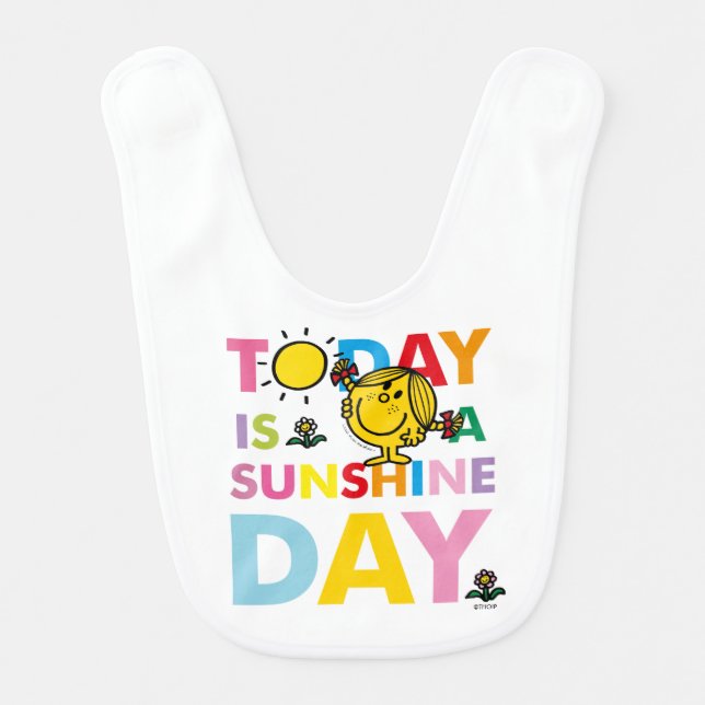 Little Miss Sunshine | Today is a Sunshine Day Bib (Front)