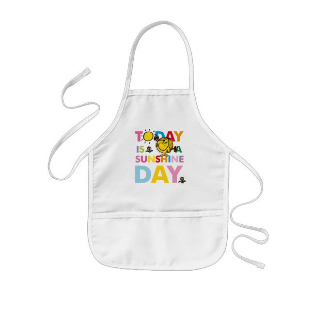Little Miss Sunshine | Today is a Sunshine Day Kids' Apron (Front)