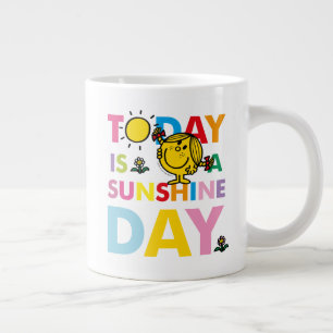 Little Miss Sunshine   Today is a Sunshine Day Large Coffee Mug