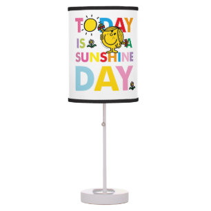 Little Miss Sunshine Today is a Sunshine Day Table Lamp