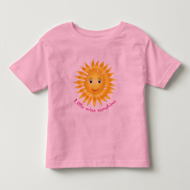 Little miss sunshine toddler t-shirt (Front)