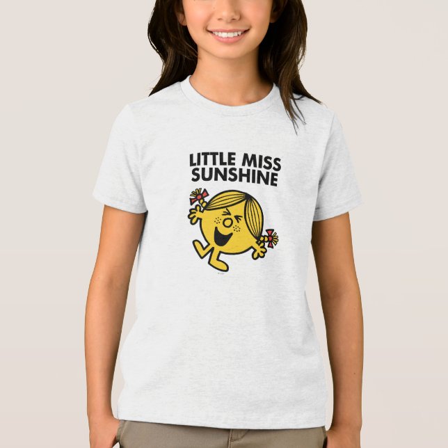 Little Miss Sunshine Tri-Blend Shirt (Front)