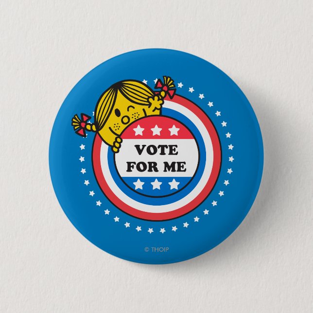 Little Miss Sunshine "Vote for Me" Button (Front)