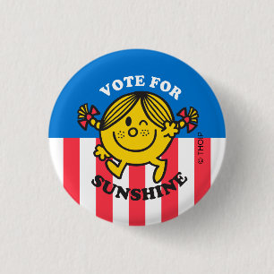 Little Miss Sunshine "Vote for Sunshine" Button