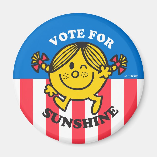 Little Miss Sunshine "Vote for Sunshine" Magnet (Front)