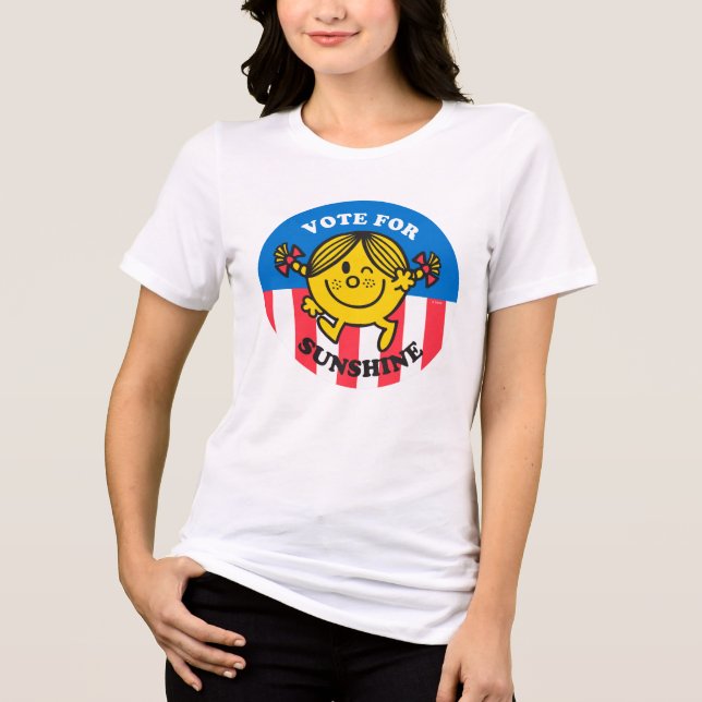 Little Miss Sunshine "Vote for Sunshine" Tri-Blend Shirt (Front)