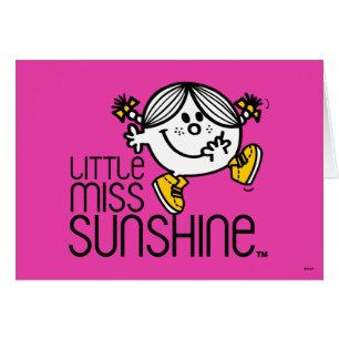 Little Miss Sunshine Walking On Name Graphic Cards