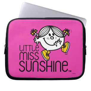 Little Miss Sunshine Walking On Name Graphic Laptop Sleeve