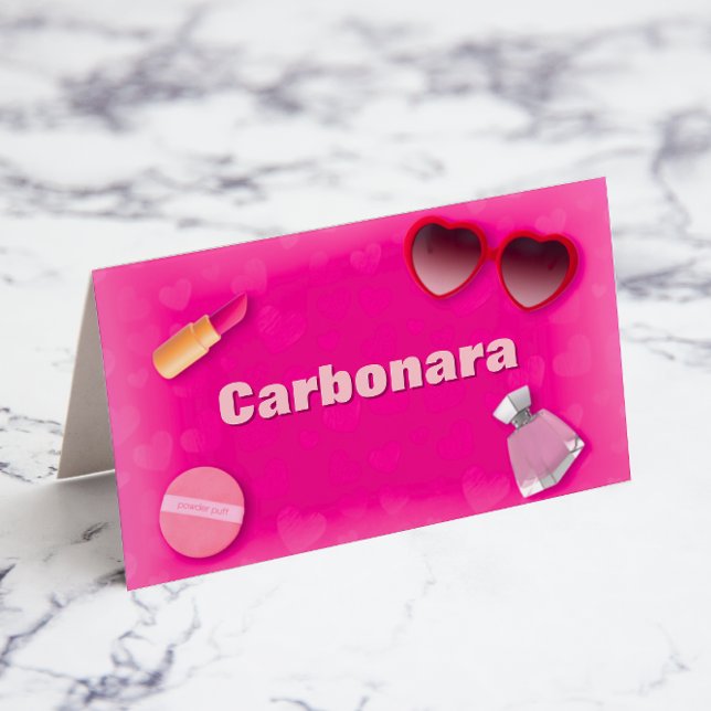 Little Miss Threenager - Food Label (Little Miss Threenager - Food Label - Buffet Tent Card)