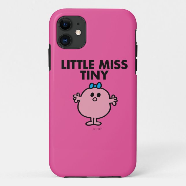 Little Miss Tiny | Black Lettering Case-Mate iPhone Case (Back)