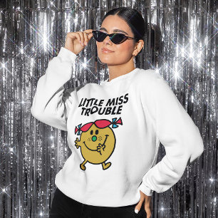 Little Miss Trouble Black Lettering T-Shirt