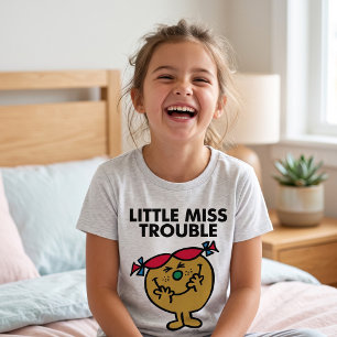Little Miss Trouble Laughing Tri-Blend Shirt