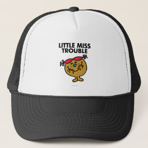 Little Miss Trouble Laughing Trucker Hat