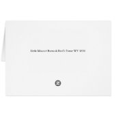 Little Missouri Buttes & Devil's Tower WY 1890 (Back Horizontal)