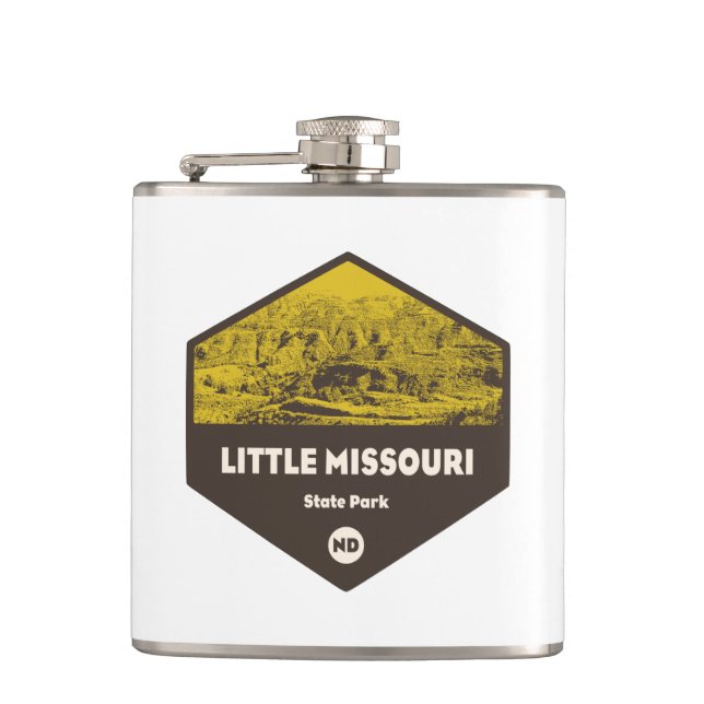 Little Missouri State Park North Dakota Flask (Front)