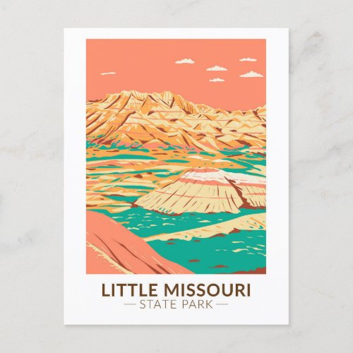Little Missouri State Park North Dakota Vintage Postcard