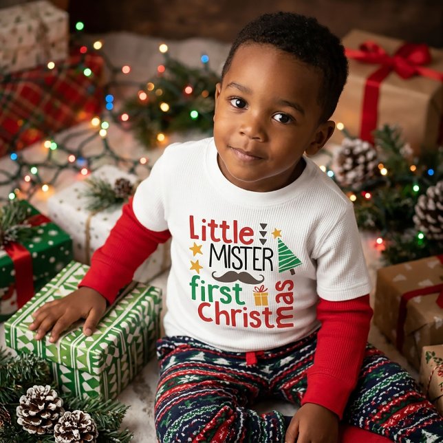 Little Mister First Christmas T-Shirt (Creator Uploaded)