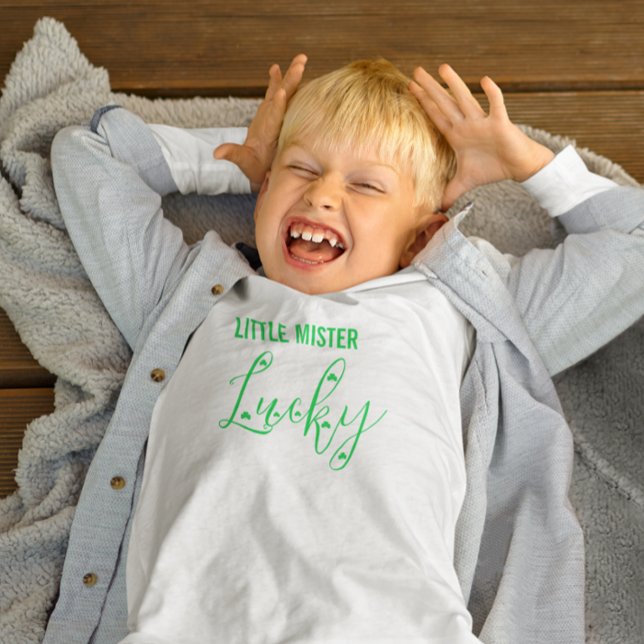 Little Mister Lucky St Patrick's Day Toddler T-shirt (Creator Uploaded)
