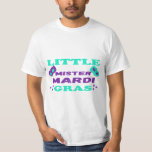little mister mardi gras great Gift fo boys, men T-Shirt