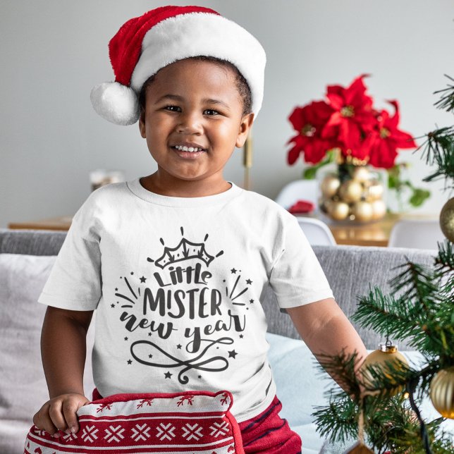 Little mister New Year cute Baby T-Shirt (Creator Uploaded)